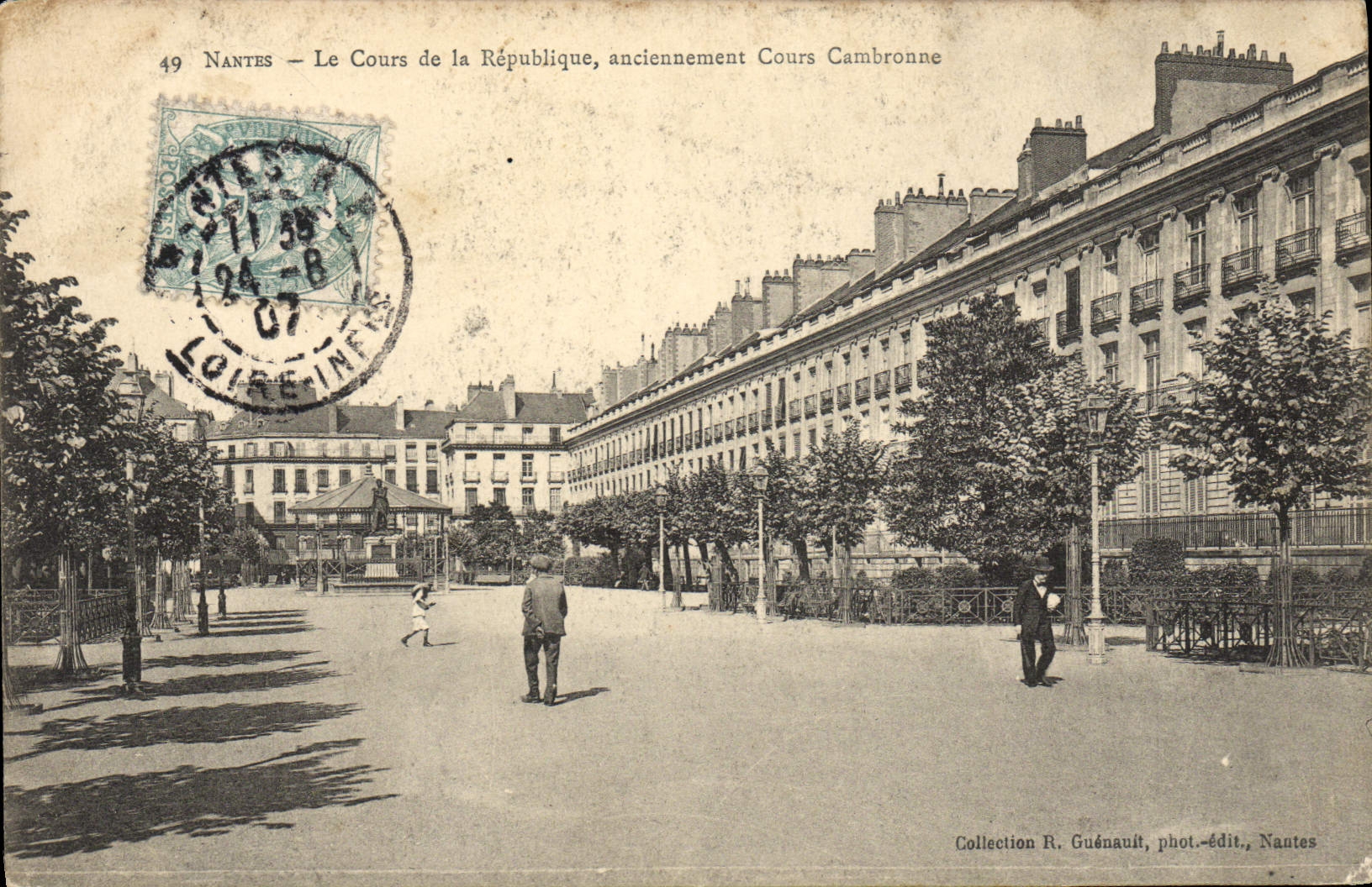 CPA Nantes Le Cours de la Republique anciennement cours Cambronne