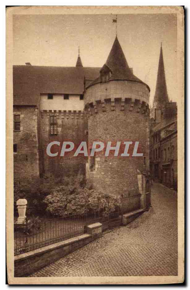Autun — Turm der Porte des Bancs (Hôtel Rolin, 5. Jahrhundert) — Héliogravure d'Art Coqueugnon & Truchot