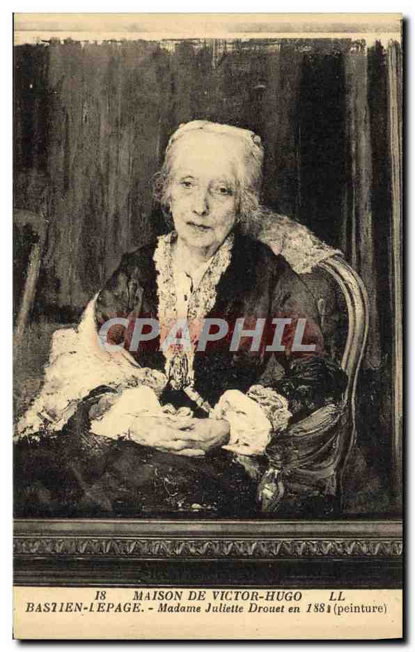 CPA Maison De Victor Hugo Bastien Lepage Madame Juliette Drouet en 1882