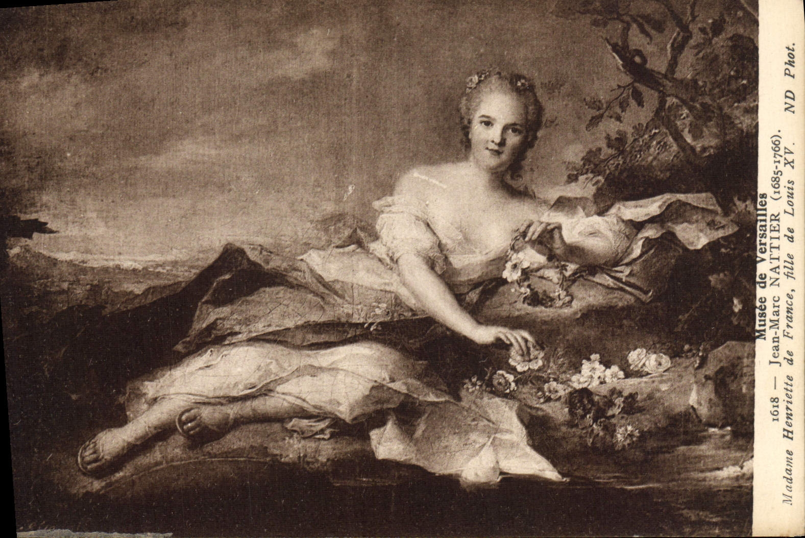 CPA Musee de Versailles Jean Marc Nattier Madame Henriette de France Fille de louis XV