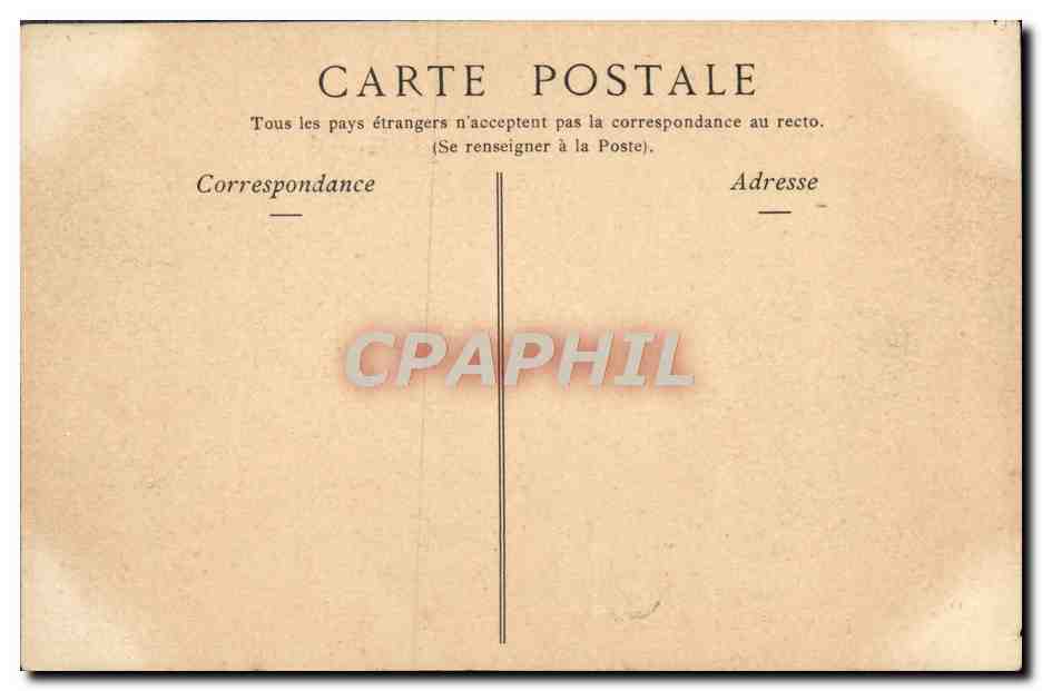 CPA Le Mans Le Pont en X Tramway Byrrh — Rückseite