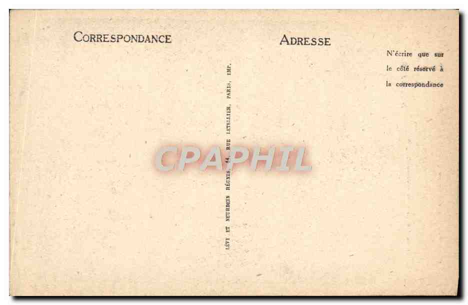 CPA Auxerre La Prefecture Colonnes Romanes — Verso