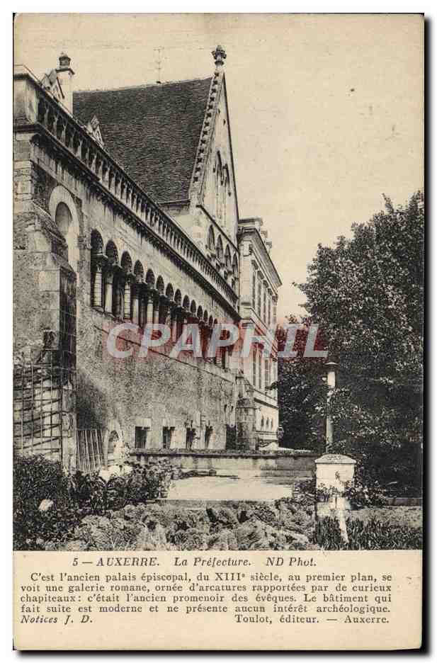 CPA Auxerre La Prefecture 