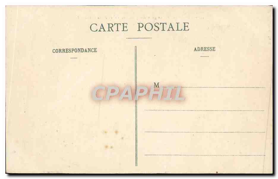 CPA Auxerre Vue Generale Prise des Tours de la Cathedrale — Verso