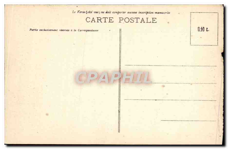 CPA Route De La Berarde Le Veneon Plan du lac  — Verso