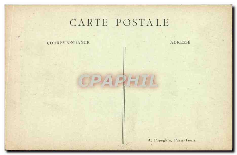 CPA Langeais Le Chateau — Verso