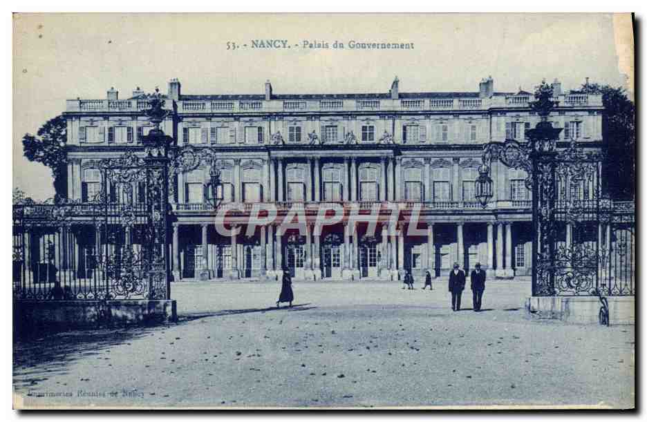 CPA Nancy Palais du Gonvernement