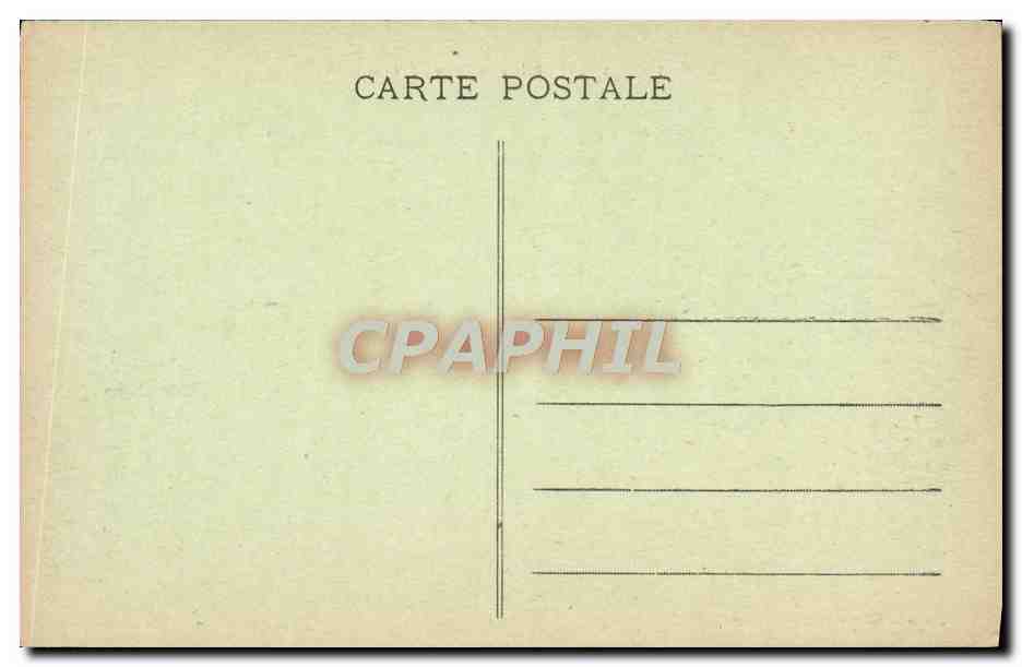 CPA Nancy Palais du Gonvernement — Verso