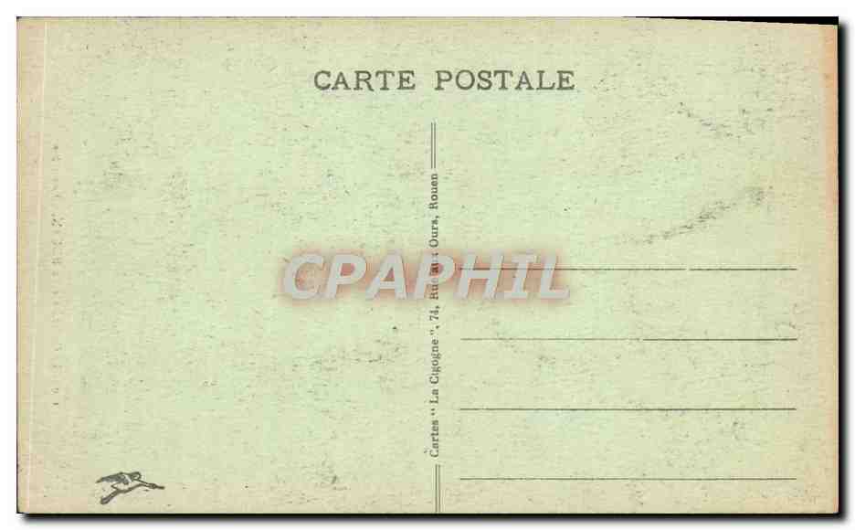 CPA Rouen Le Cathedrale Ensemble — Verso