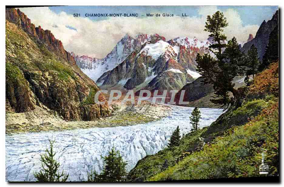CPA Chamonix Mont Blanc Mer de Glace