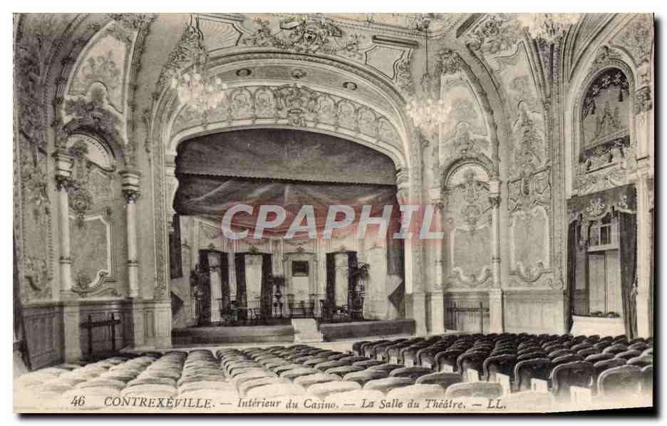 CPA Contrexeville Interieur du Casino Salle du theatre