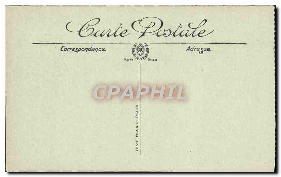 CPA Contrexeville Entree de L'Etablissement et du Parc — Verso