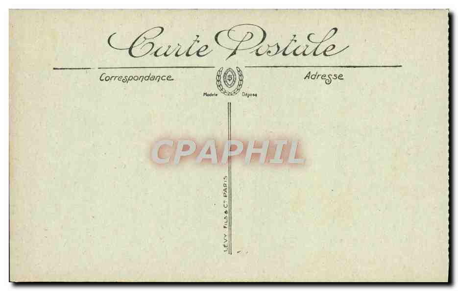 CPA Contrexeville Le Parc et l'Hotel de la Souveraine — Verso