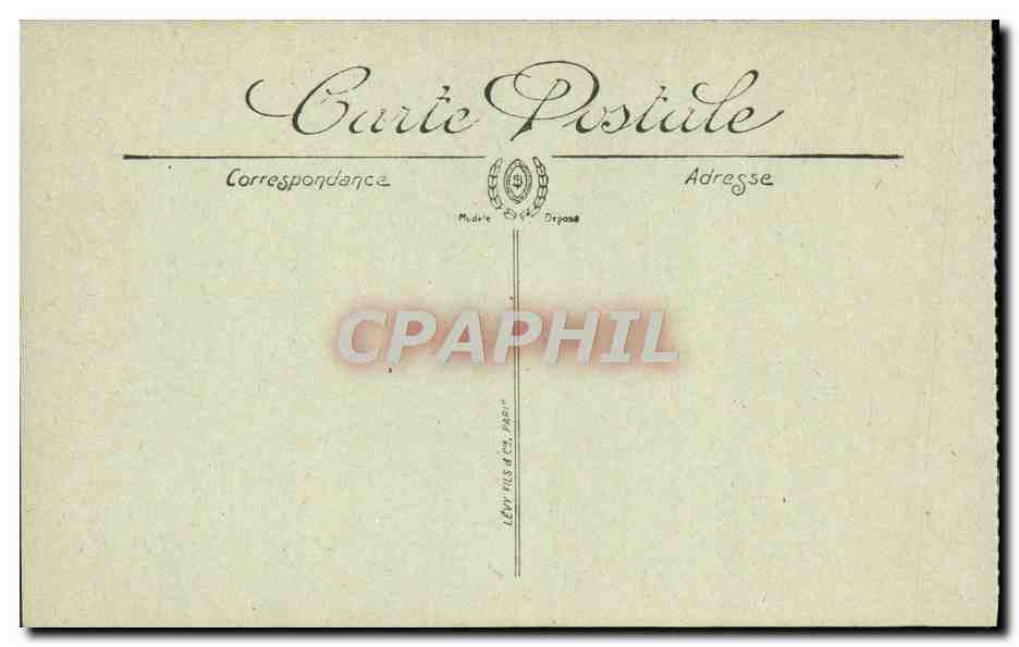 CPA Contrexeville Grand Hotel de Paris — Verso