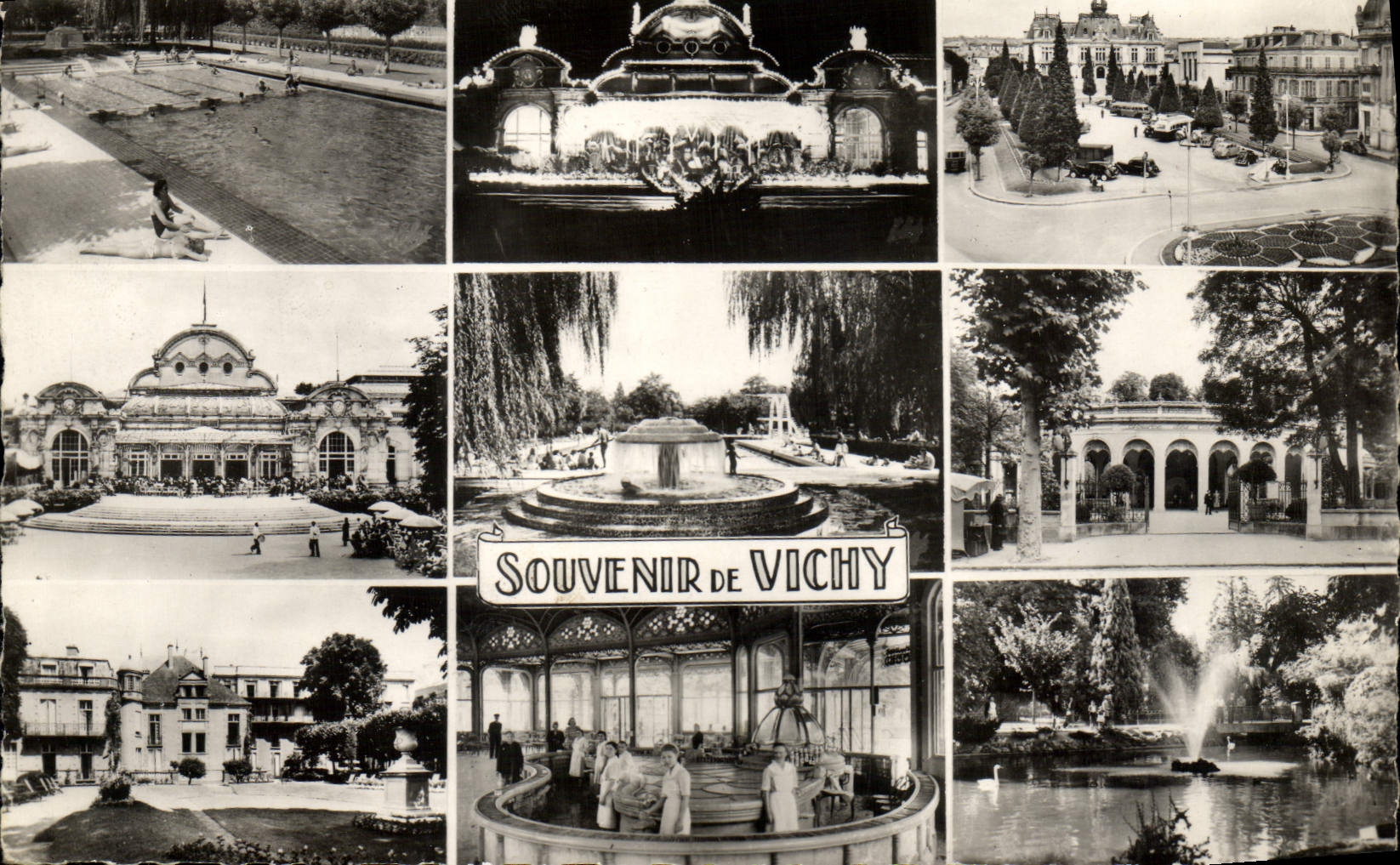 CPM Vichy de Hotel de Ville Piscine du sporting Casino Hotel de ville 