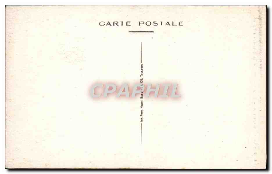 CPA Cite de Carcassonne Tour Wisigothe et les remparts a l'Ouest — Verso