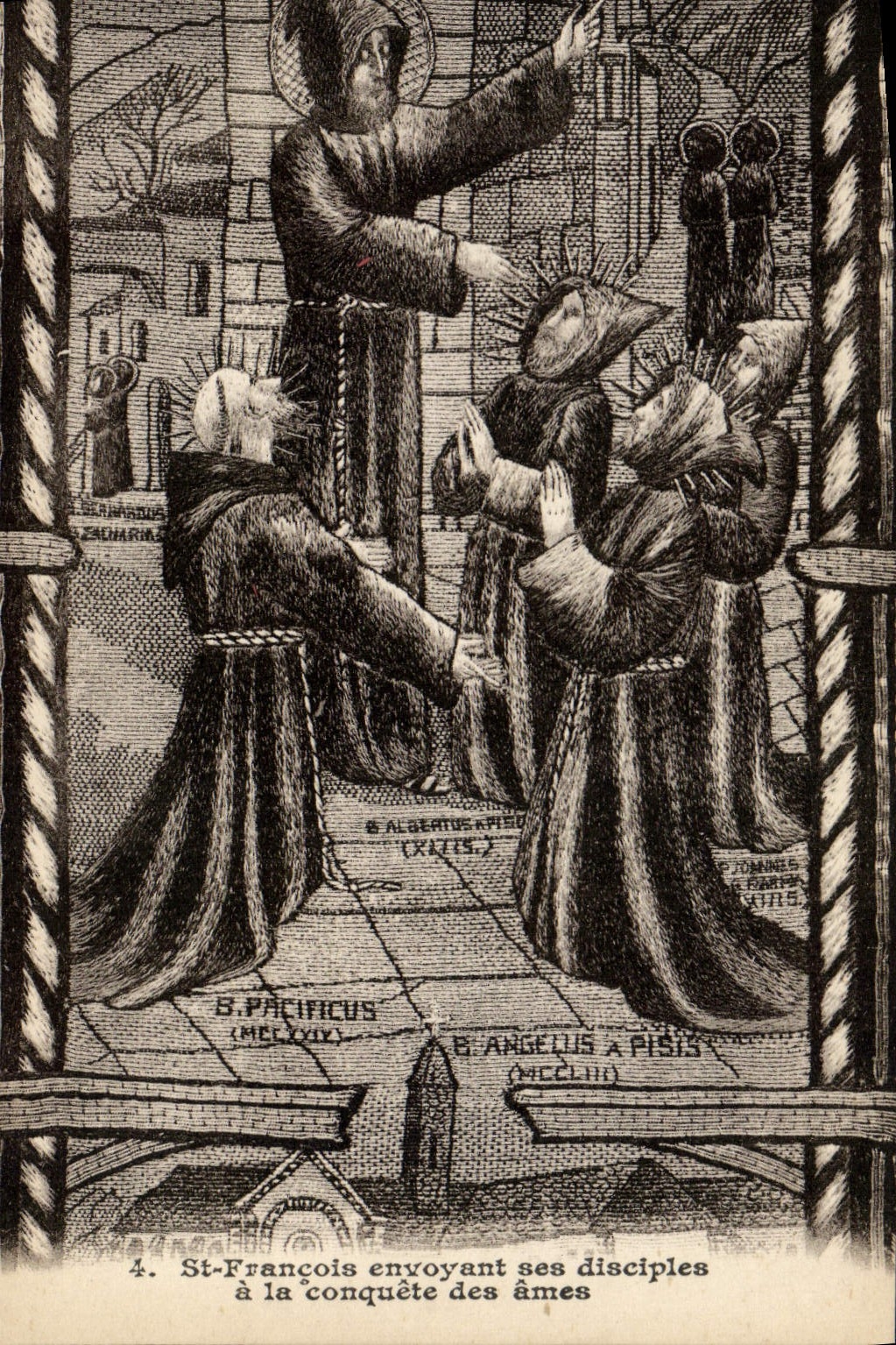 CPA St Francois envoyant ses Disciples a la conquete des ames 
