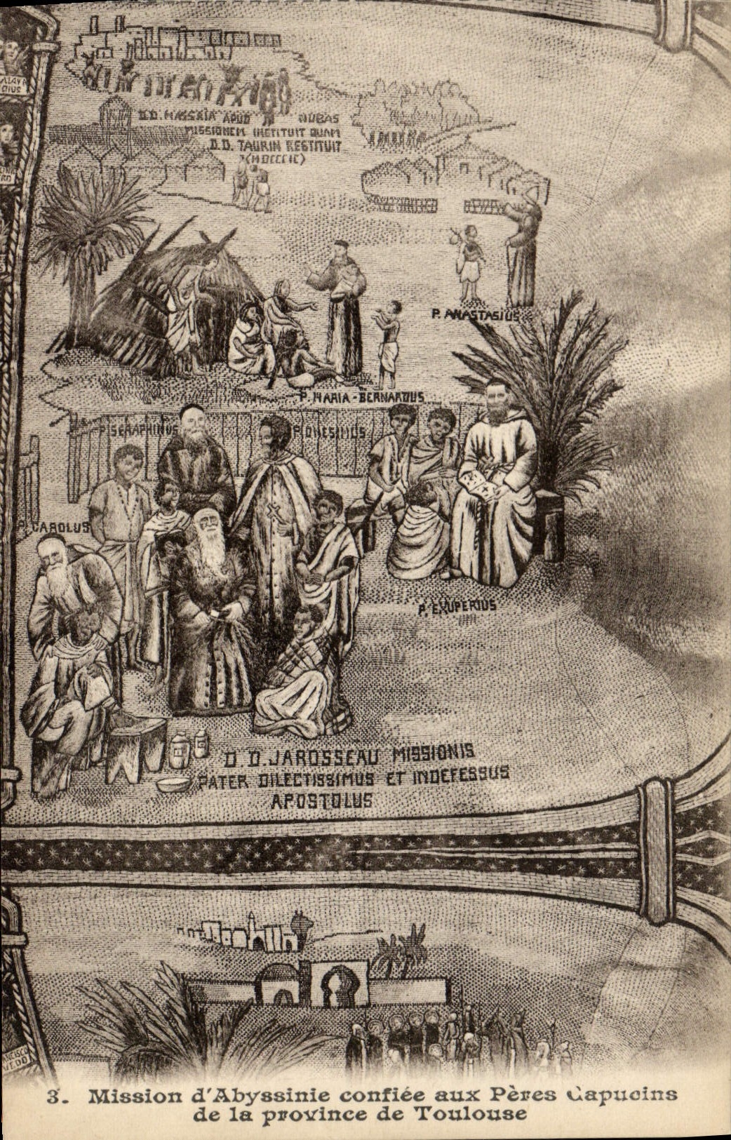 CPA Mission d'Abyssinie confiee aux peres Capucins de la province de Toulouse