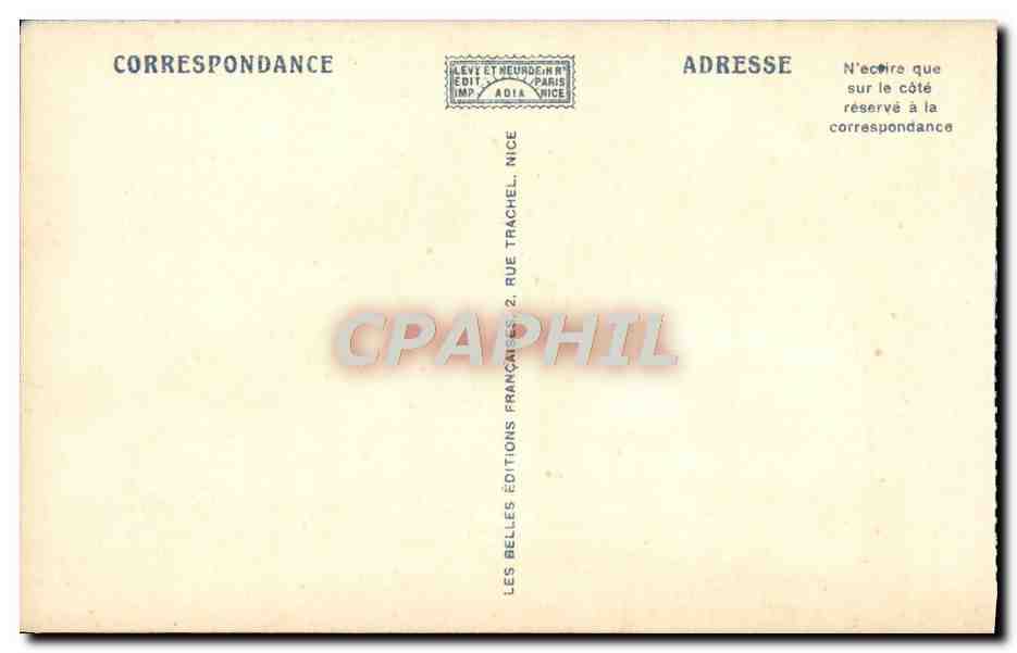 CPA Saint Raphael Le Boulevard Felix Martin — Rückseite