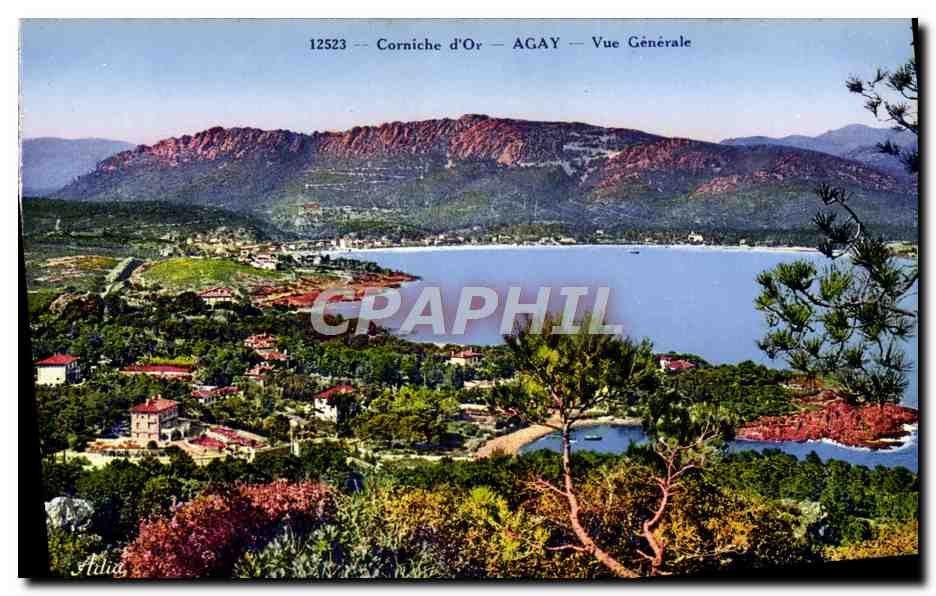 Corniche d'Or — Agay — Allgemeiner Blick — Editionen Les Belles Lettres, Nice