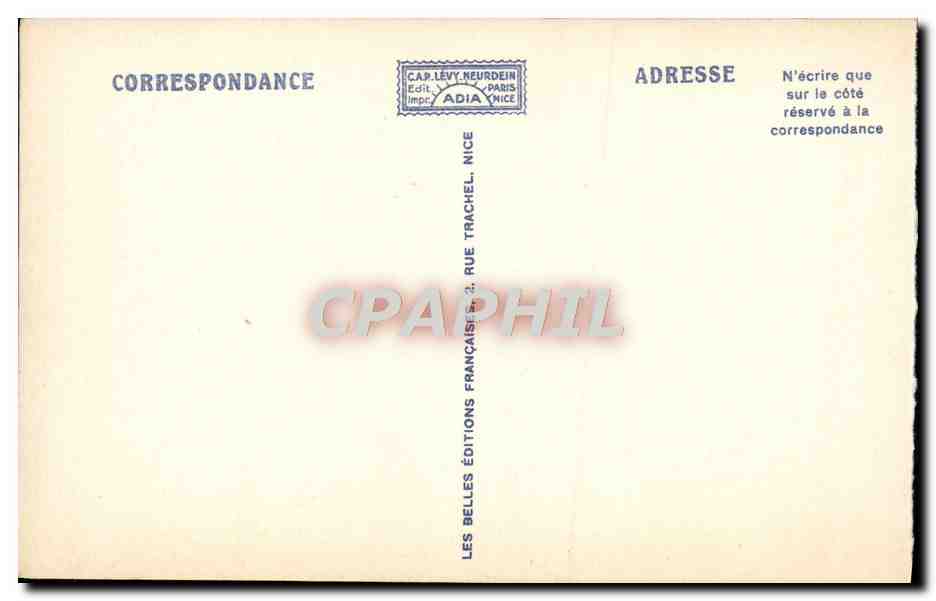 Corniche d'Or — Agay — Allgemeiner Blick — Editionen Les Belles Lettres, Nice — Rückseite