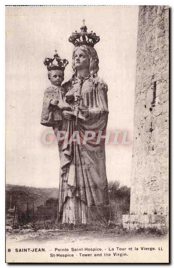CPA Saint Jean Pointe Saint Hospice La tour et la vierge 