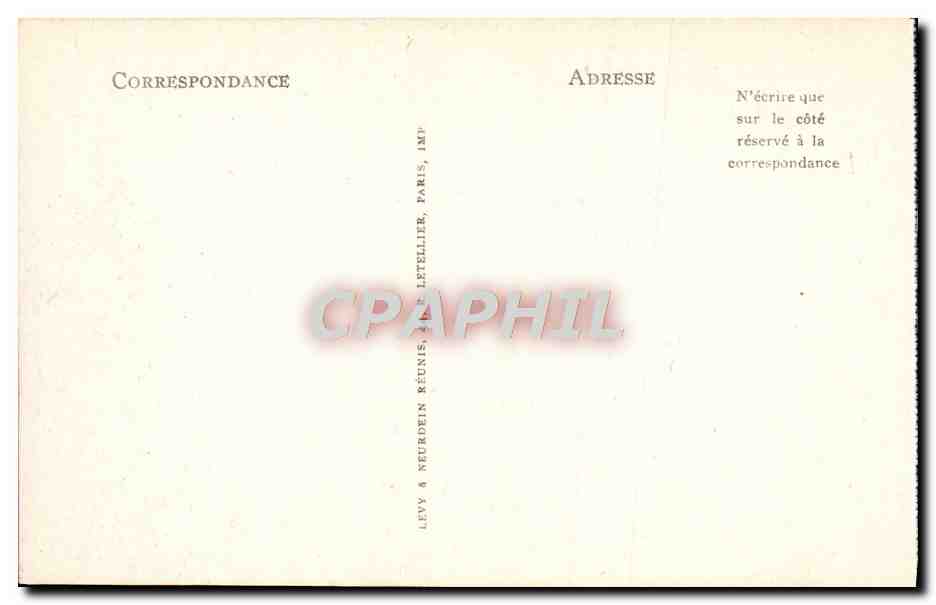 CPA Beaulieu Le Cap Roux et la petite Afrique — Rückseite