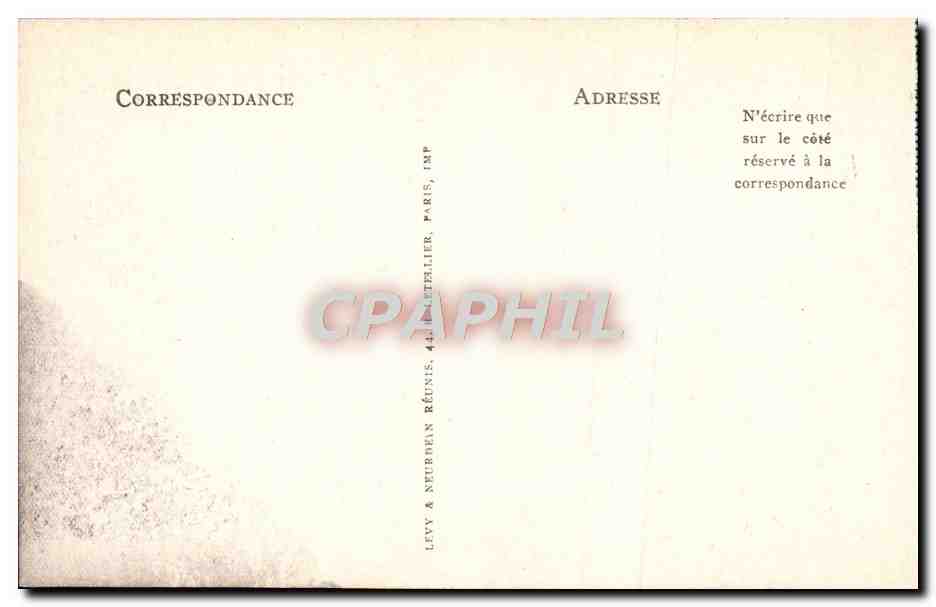 CPA Beaulieu Boulevard Gordon Benett — Rückseite
