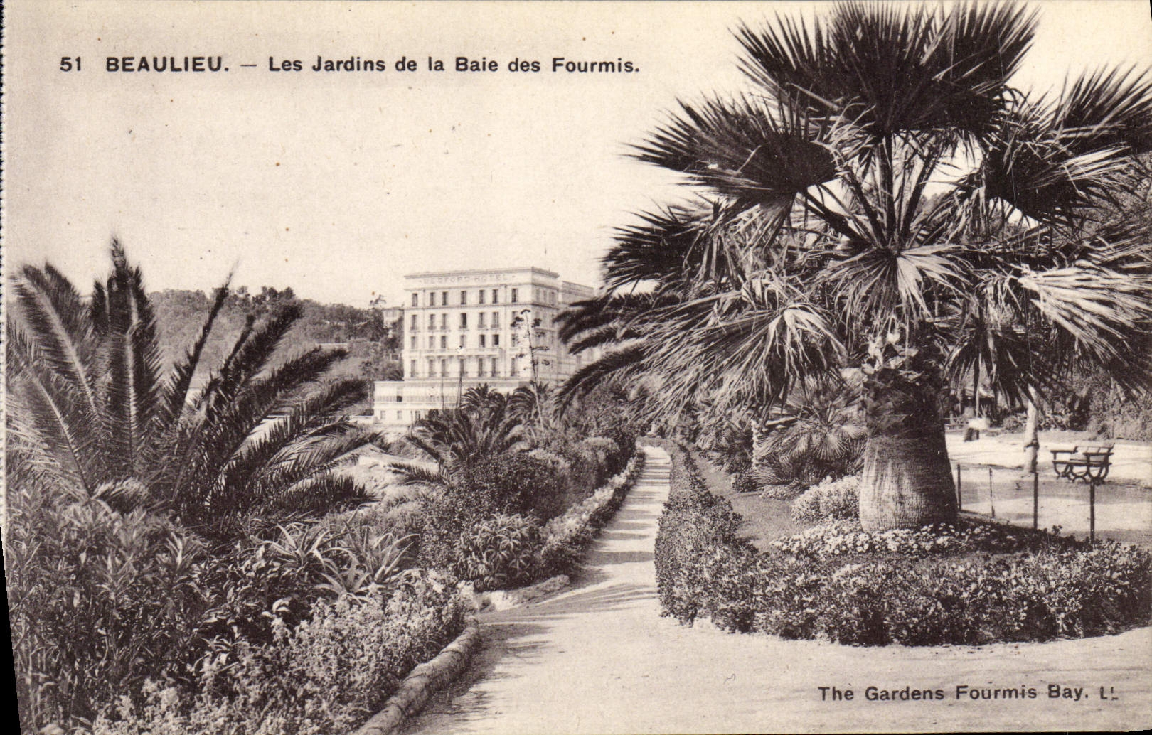 CPA Beaulieu Les Jardins de la Baie des Fourmis