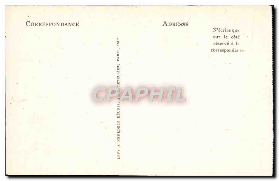 CPA Beaulieu Les Jardins de la Baie des Fourmis — Verso