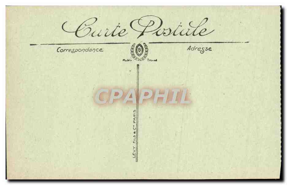 CPA Le Havre Le Bassin du Commerce et le Quai d'Orleans Bateau — Rückseite