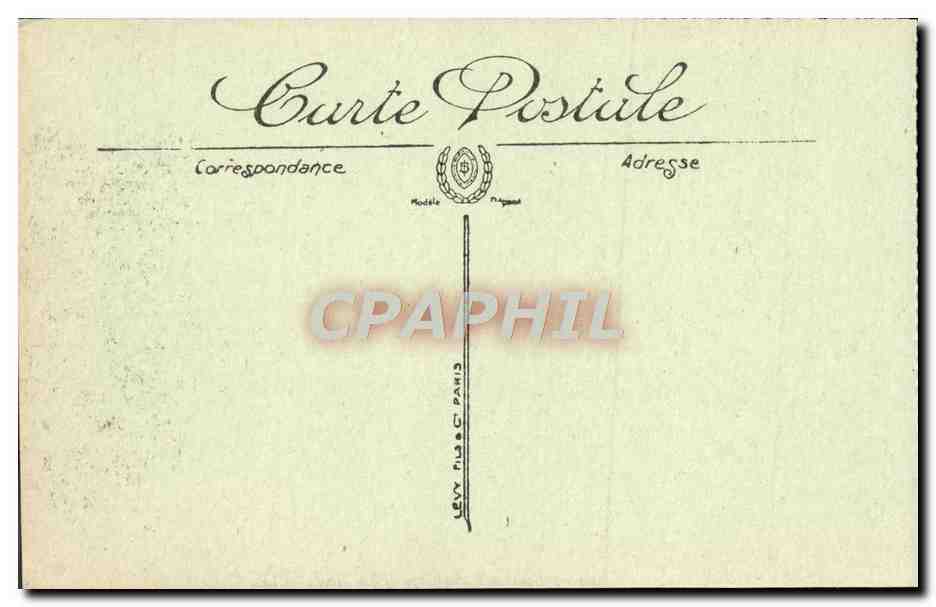 CPA Le Havre Le Boulevard Albert 1er et la Heve Tramway — Verso