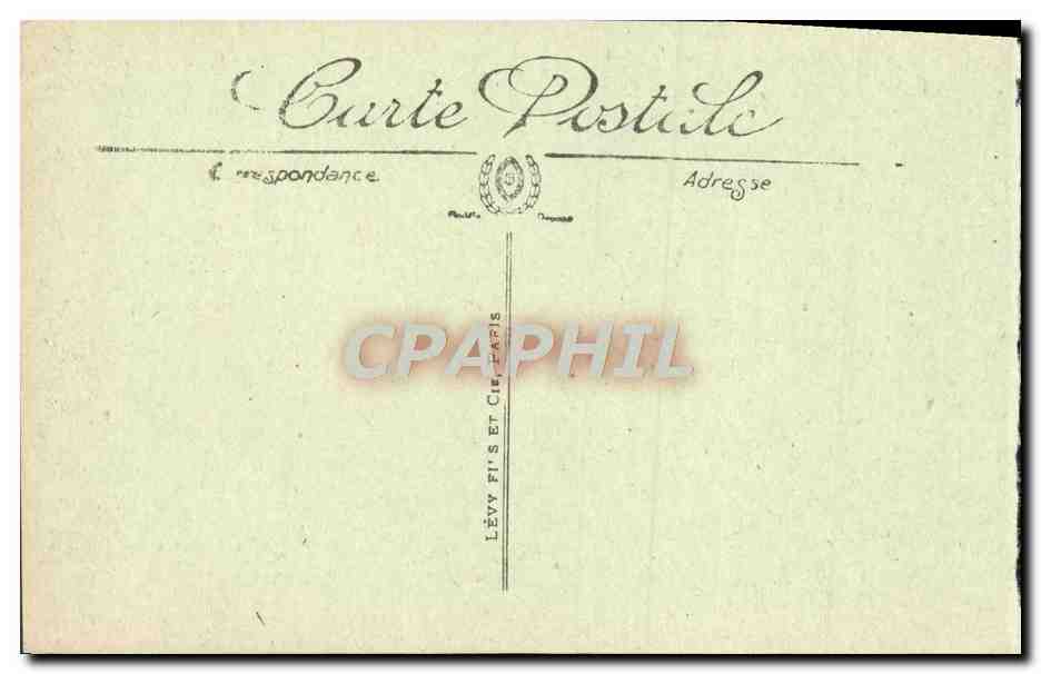 CPA Le Havre Cap de la Heve La Falaise — Verso