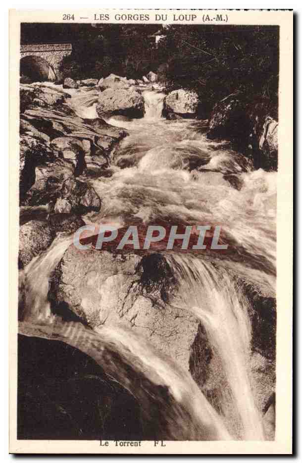 CPA Gourdon Les Gorges Du Loup Le torrent