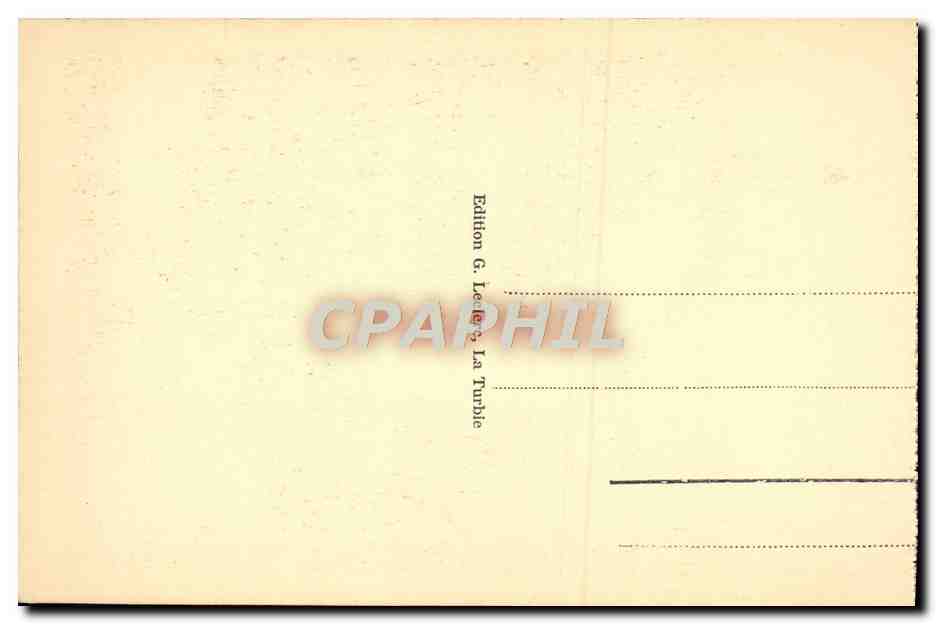 CPA La Turbie Vieille — Rückseite