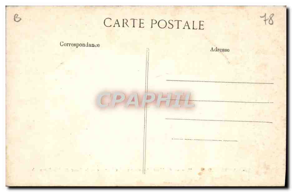 CPA Versailles Hameau de Marie Antoinette La Laiterie et la tour de Marlborough — Verso