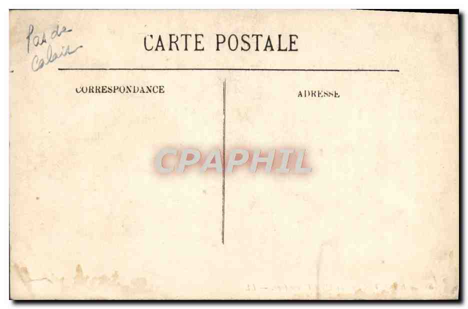 CPA Le Portel Le Quai d'Accostage — Rückseite