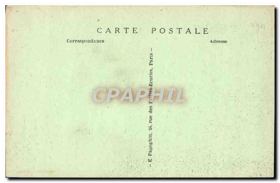 CPA Paris Eglise Ste Clotilde — Rückseite