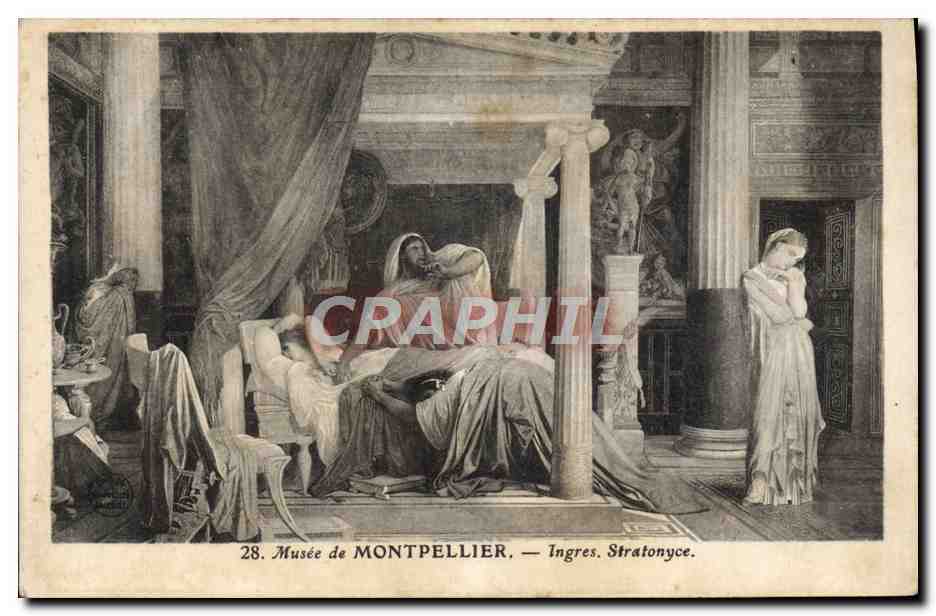CPA Musee de Montpellier Ingres Stratonyce