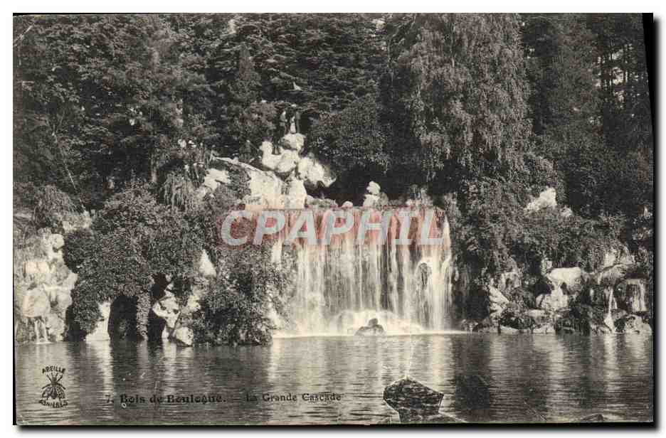 CPA Paris Bois de Boulogne La grande cascade