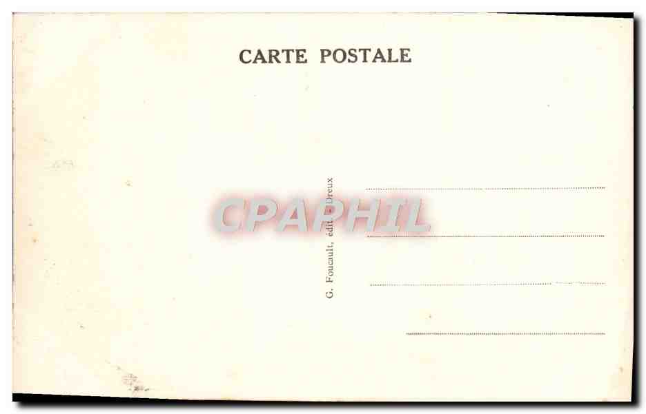 CPA Cathedrale de Chartres Le Portail Sud — Verso