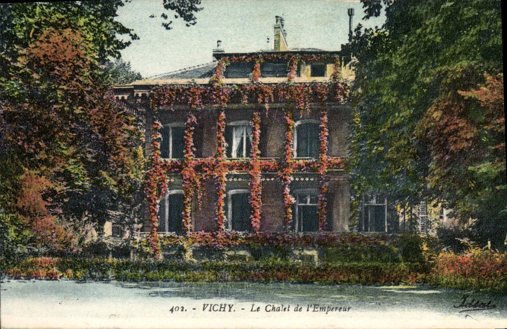CPA Vichy Le Chalet de L'Empereur