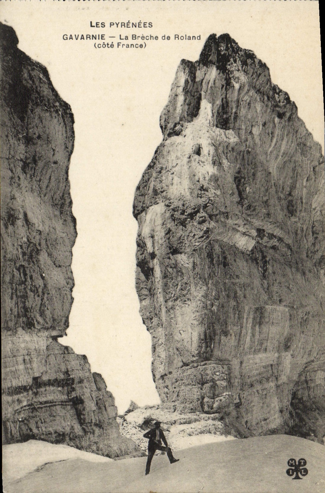 CPA Gavarnie La Breche de Roland