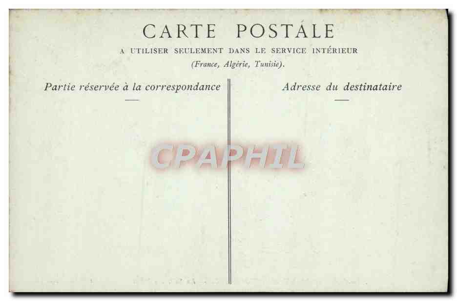 CPA Abbaye Du Mont Saint Michel La Salle Des Hotes — Verso