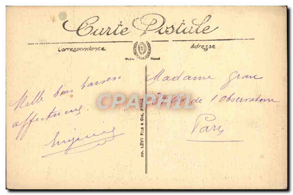 CPA Rocamadour Vue Generale et l'Alzou — Rückseite