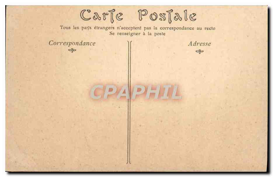 CPA Saint Germain en Laye L'Eglise Vue Prise du Chateau — Verso