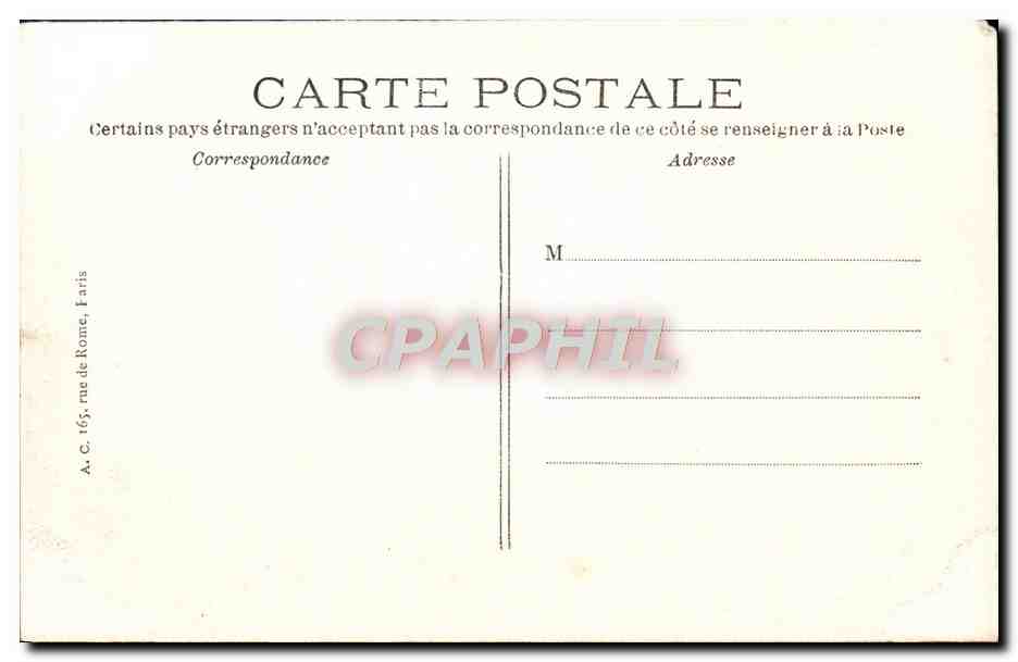 St-GERMAIN-EN-LAYE — Le Château — Vue d'ensemble prise du Jardin anglais — A.C. 59 — Reverso