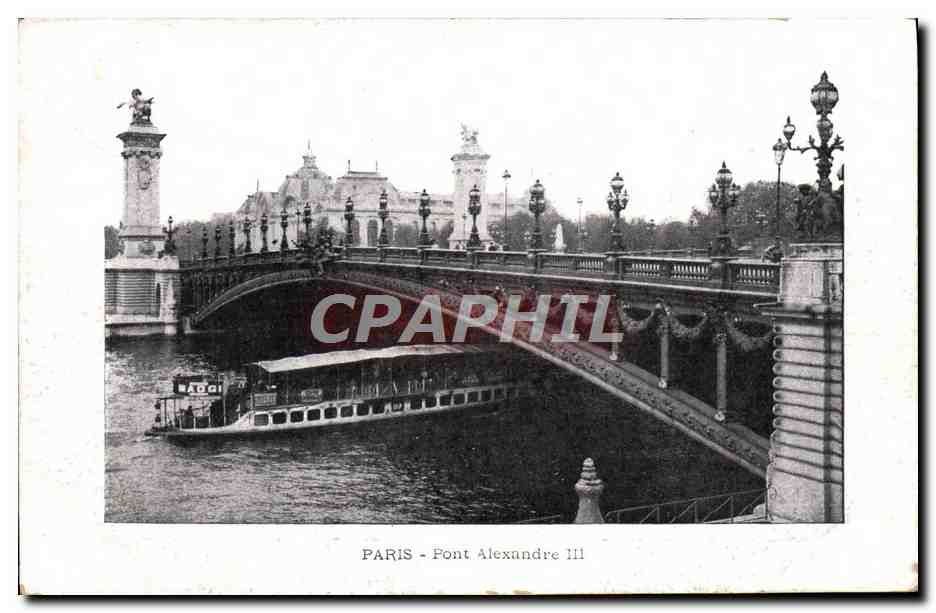 CPA Paris Pont Alexandre III