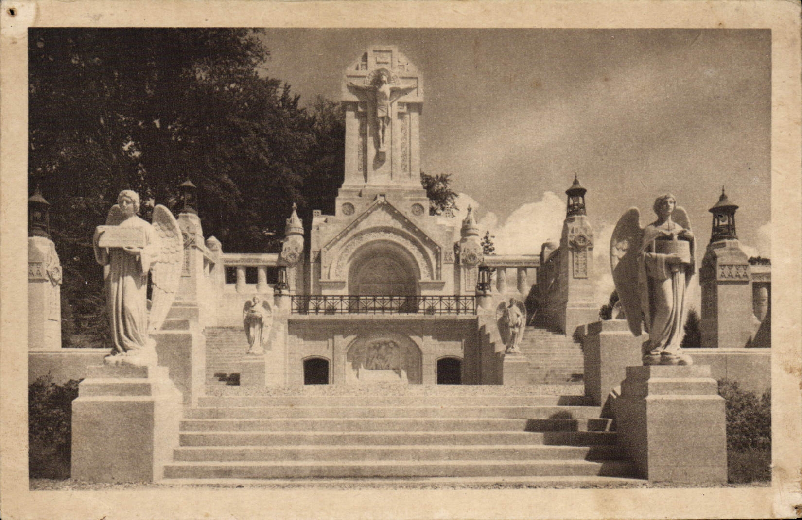 Die Basilika von Lisieux — Übersicht — Verlag Dragéger-Paris, Nr. 9