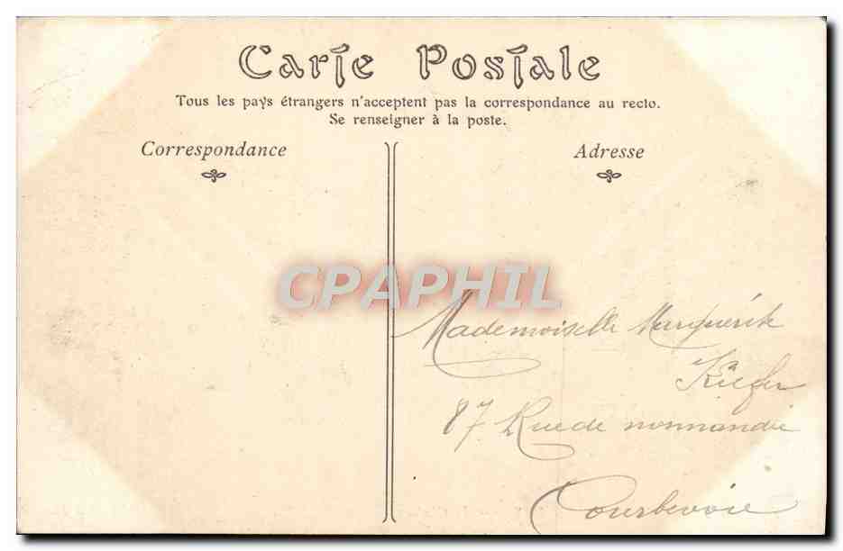 CPA Saint Germain En Laye Le Chateau — Rückseite